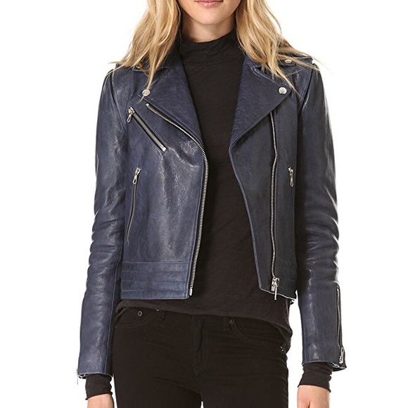 Rag & Bone ‘Bowery’ Leather Moto Jacket - size 2 - Picture 7 of 13